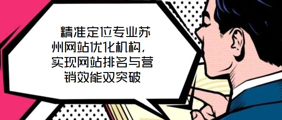 精準定位專業蘇州網站優化機構,實現網站排名與營銷效能雙突破