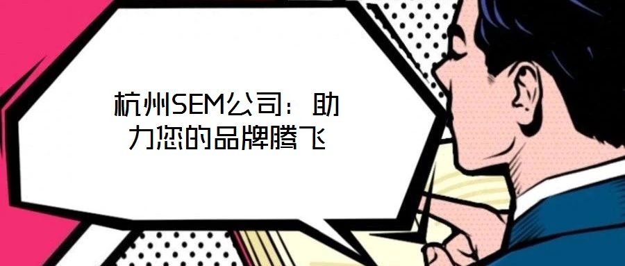 杭州SEM公司:助力您的品牌騰飛